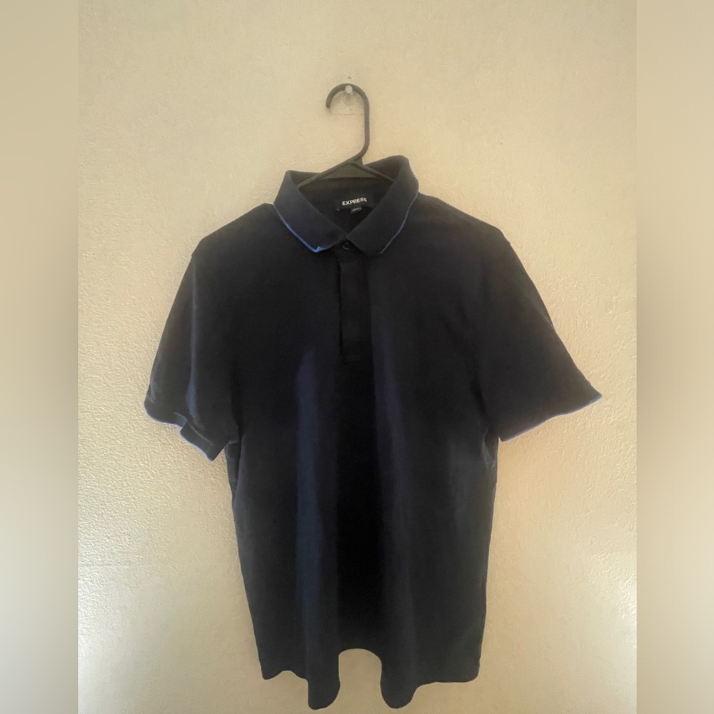 Classic blue Express polo shirt in size Medium